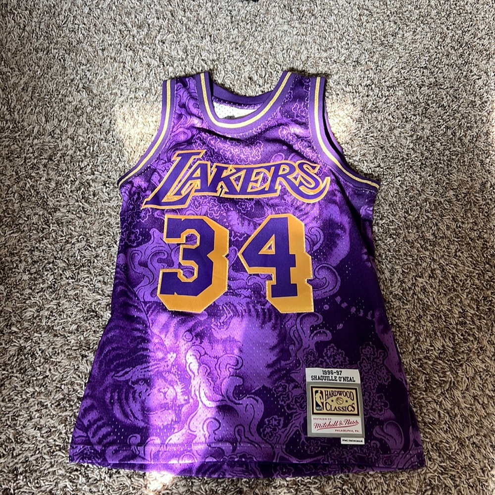 BRAND NEW WITH TAGS Purple Shaq Swingman Jersey